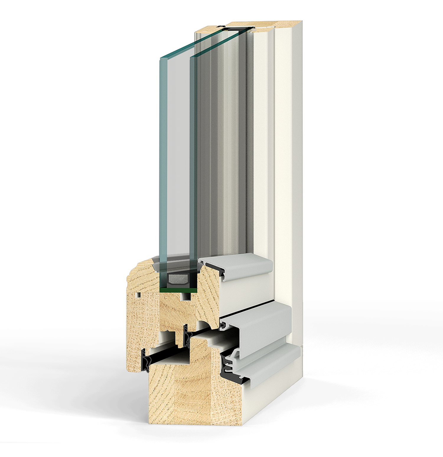 Angle Fenêtre Bois Secura 68 EURO