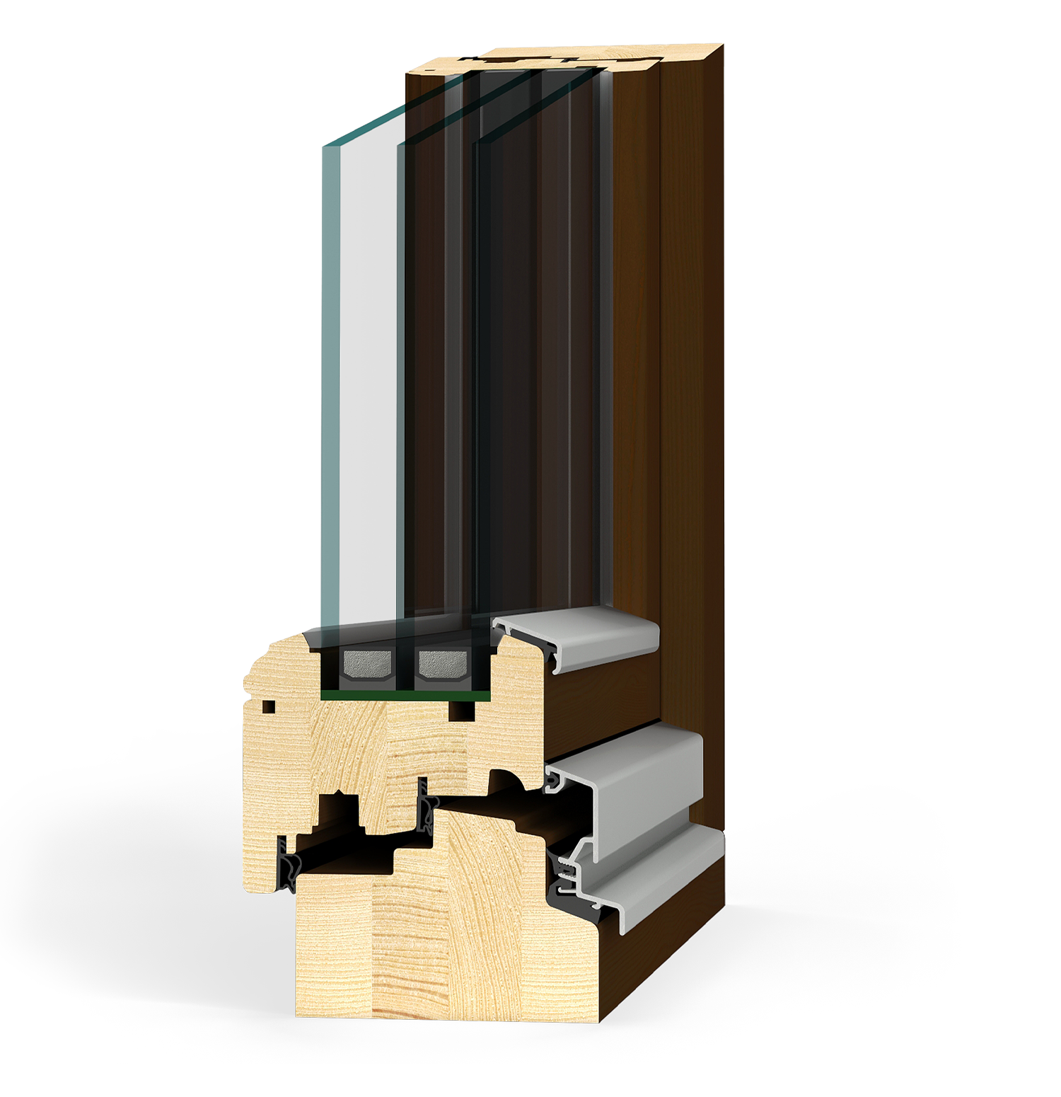 Angle Fenêtre Bois Secura 92 EURO
