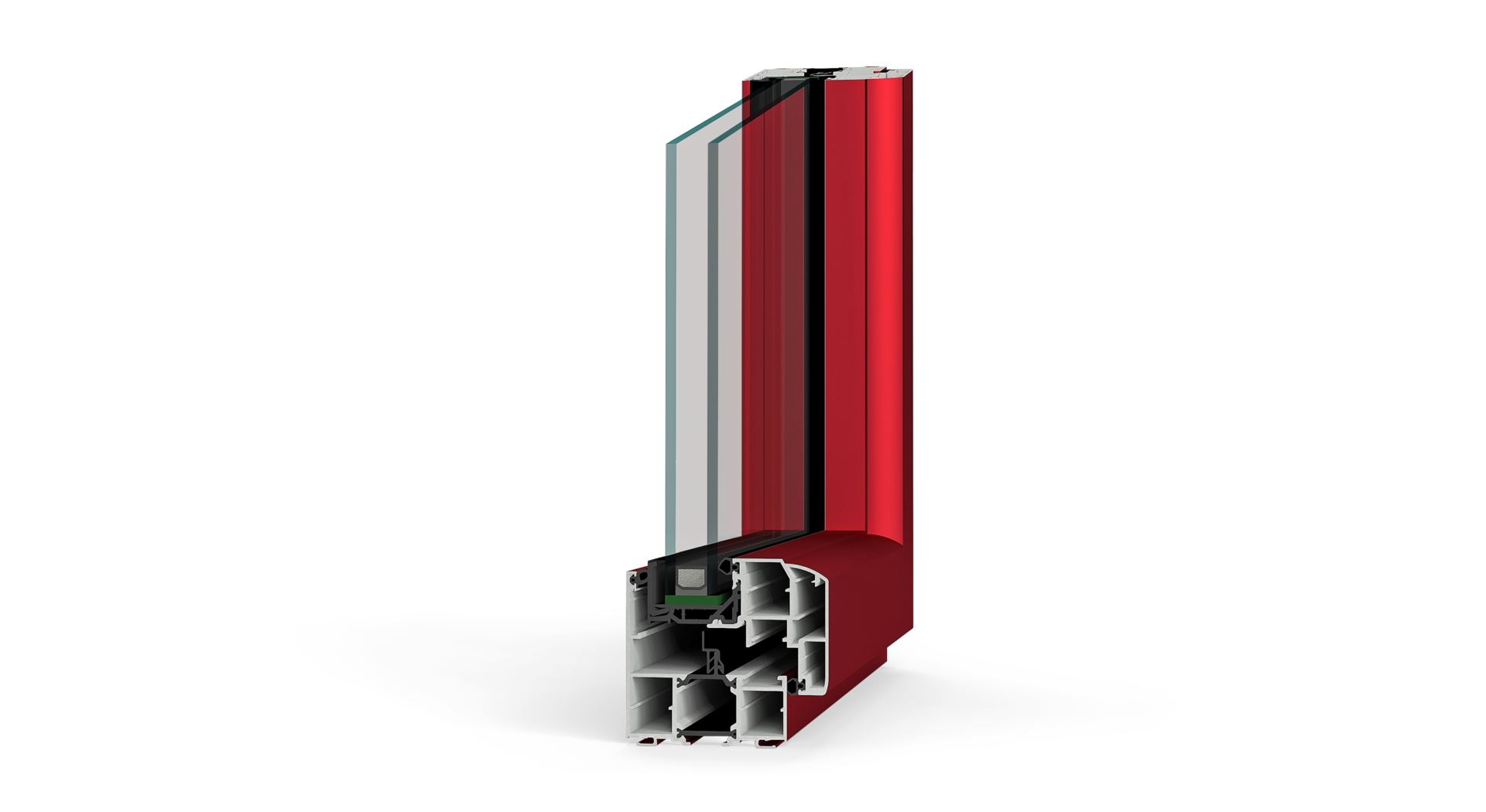 Angle Fenêtre Aluminium Thermadvance Ouvrant Caché