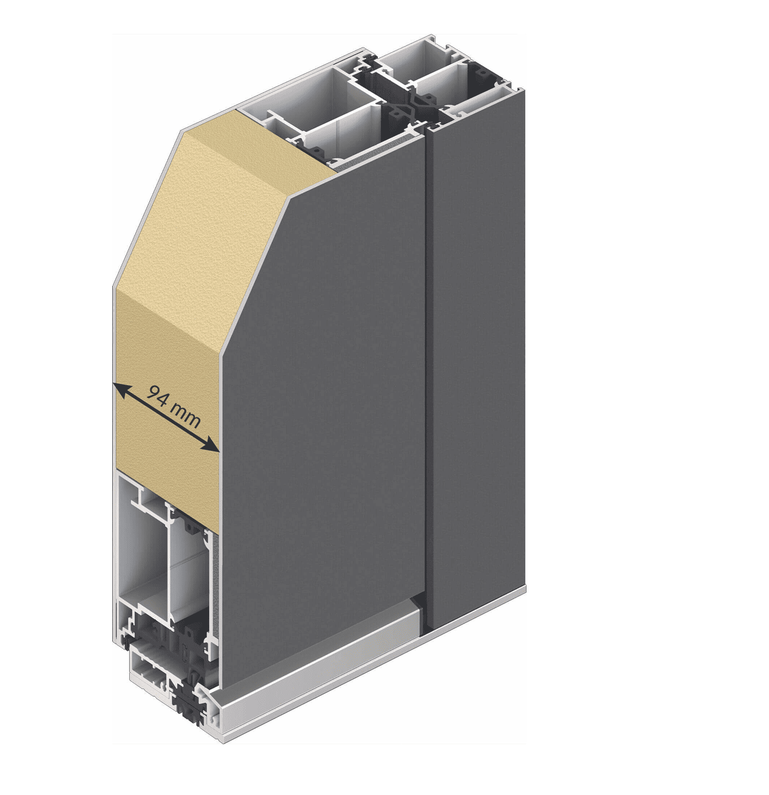 Angle Porte d'entrée Aluminium Atlantis